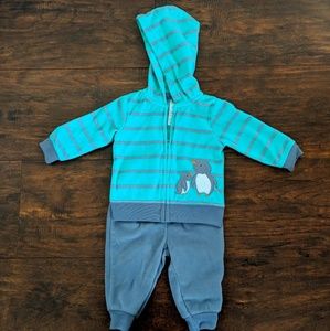 *Sold* Baby boy hoodie and pants set